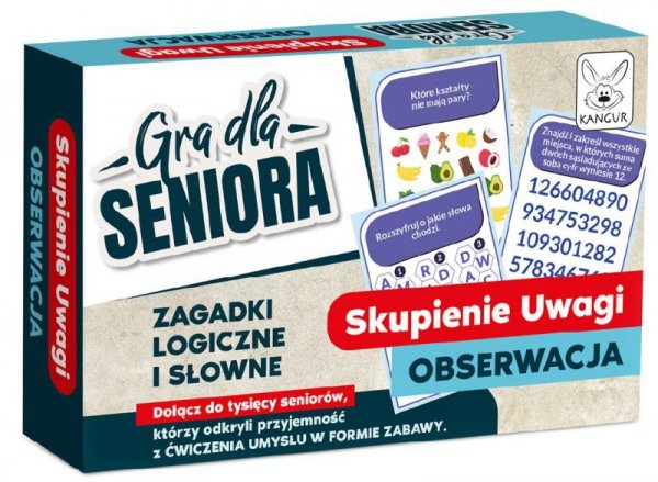 Gra dla Seniora Skupienie Uwagi Obserwacja