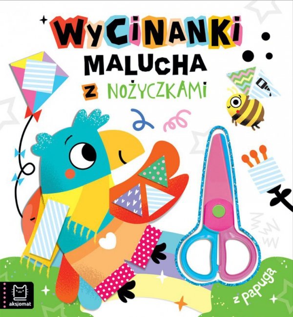 Wycinanki z nożyczkami z papugą