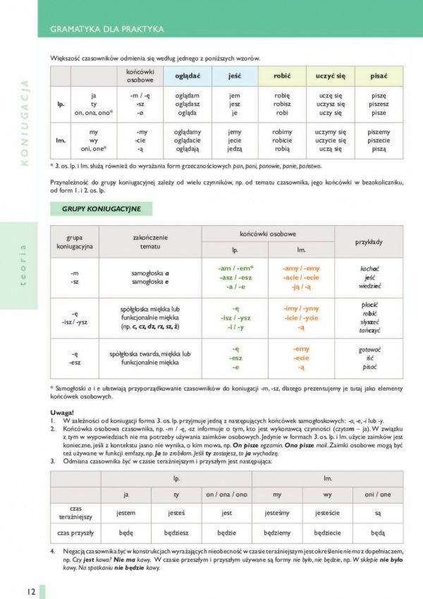 Gramatyka dla praktyka. Czasownik - przykładowe strony