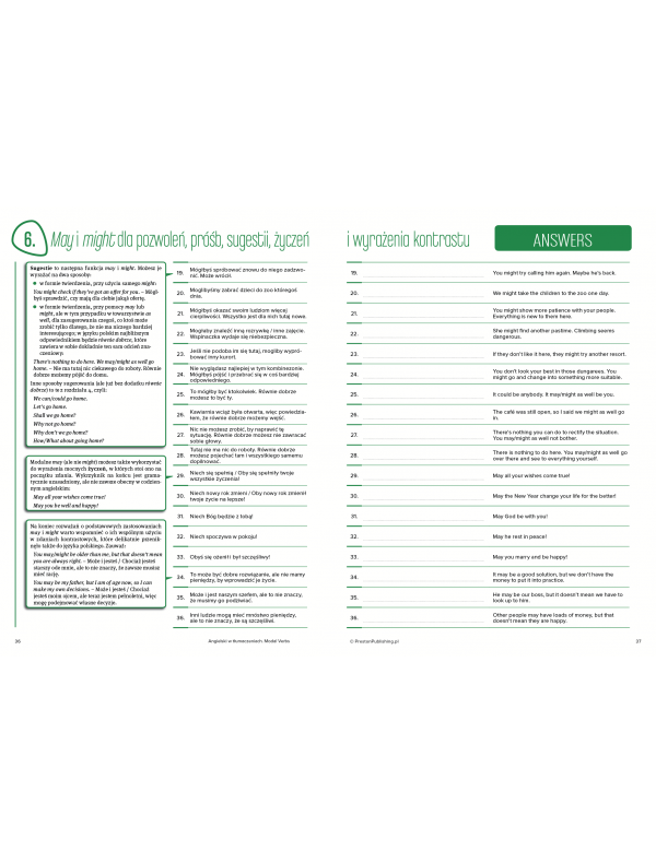Angielski w tłumaczeniach Modal verbs A2-C2 Książka z płytą CD 