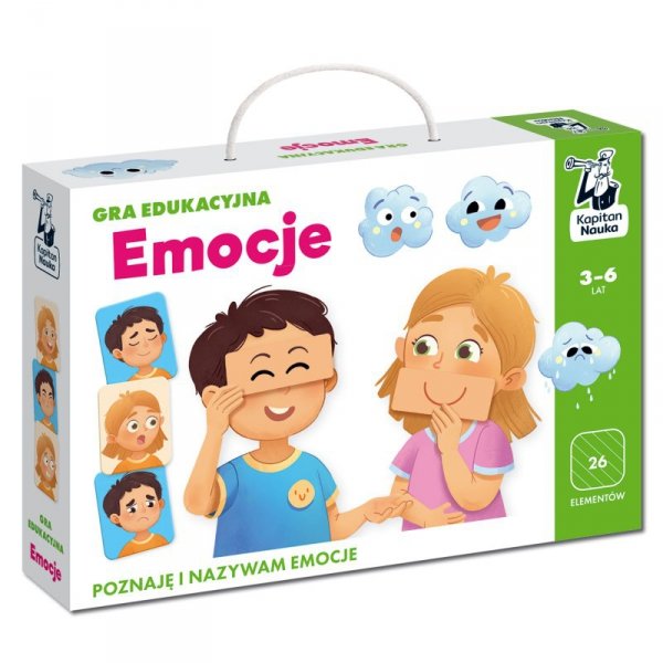 Emocje. Gra edukacyjna. Kapitan Nauka