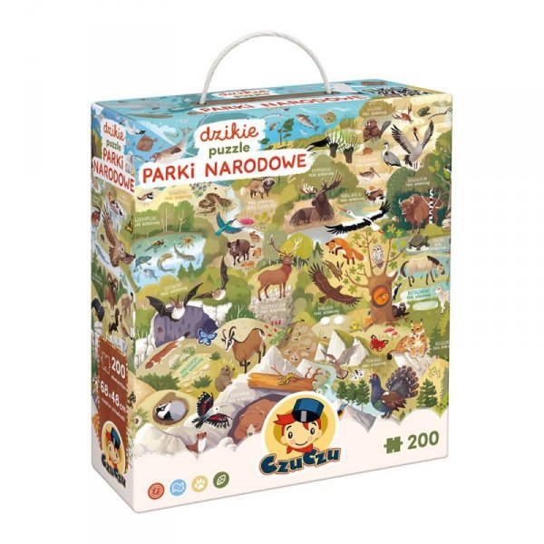 CzuCzu. Dzikie puzzle. Parki narodowe 6+
