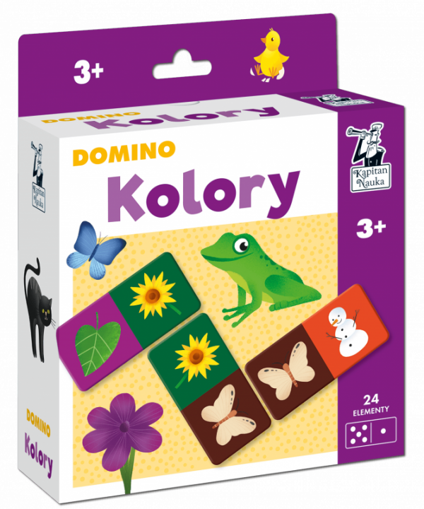 Kapitan Nauka. Domino. Kolory 3+