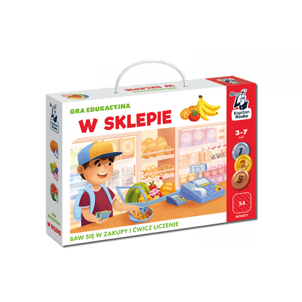 Kapitan Nauka. W sklepie. Gra edukacyjna