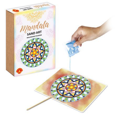 Sand Art . Malowanie Piaskiem - Mandala 2