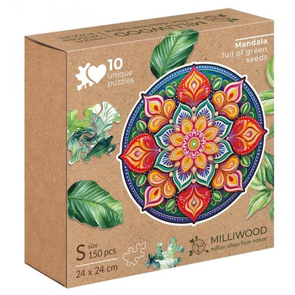 Drewniane puzzle. Mandala. Nadzieja