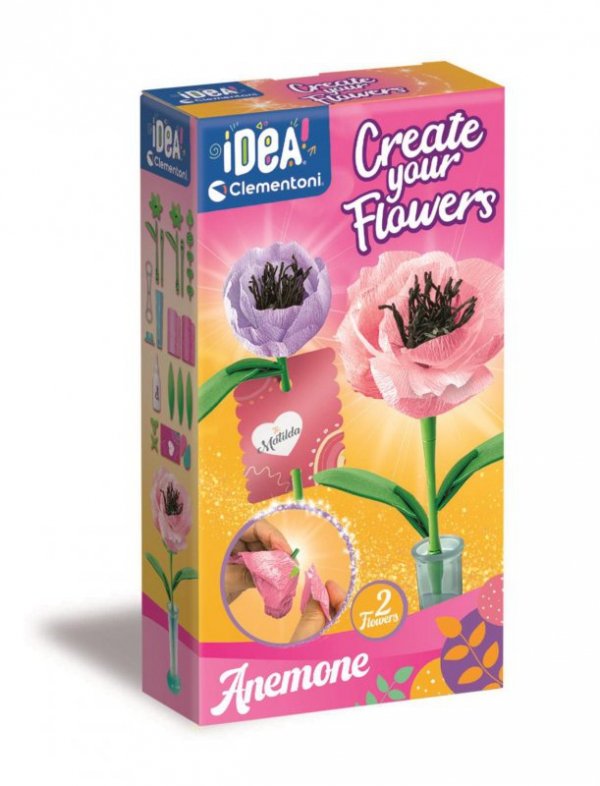 Mini fabryka kwiatów. Zawilec