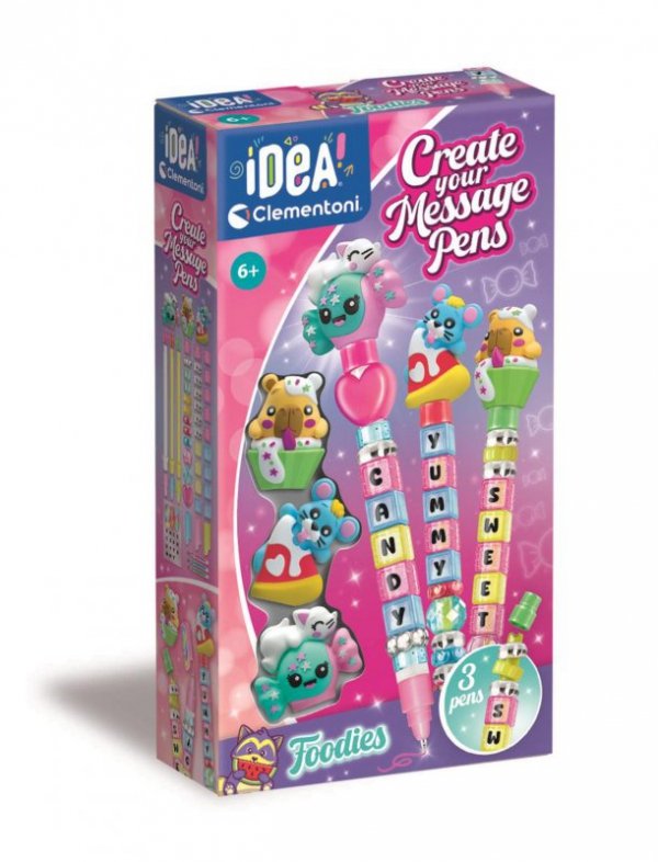 Mini fabryka długopisów z wiadomością. Jedzenie