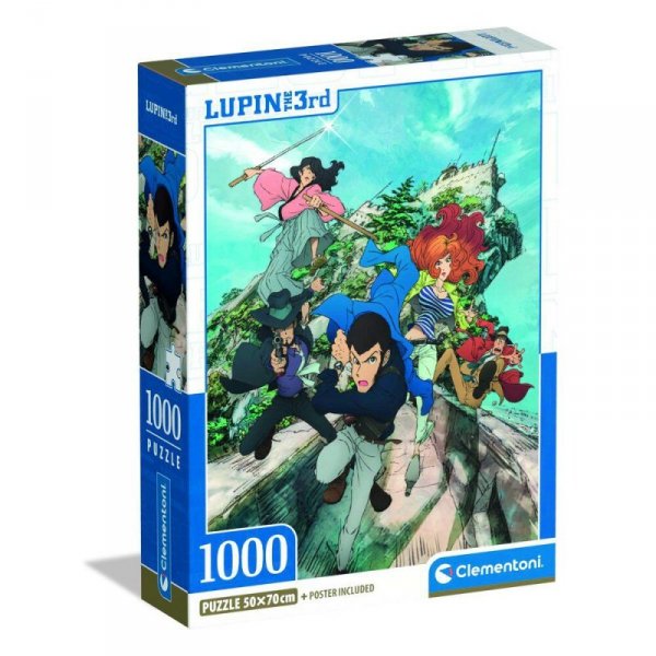 Puzzle 1000 elementów. Compact Lupin 3 III