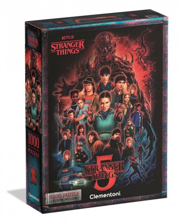 Puzzle 1000 elementów. Compact. Netflix Stranger Things