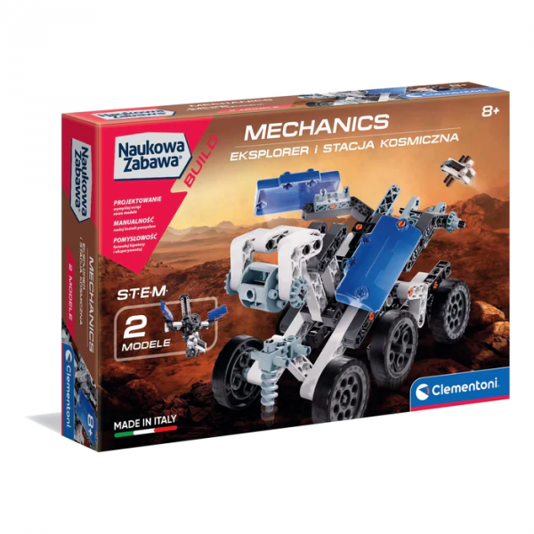 Laboratorium Mechaniki - Pojazdy kosmiczne. Clementoni 50519
