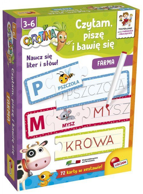 Carotina. Bawię się, czytam i piszę. Farma 79940