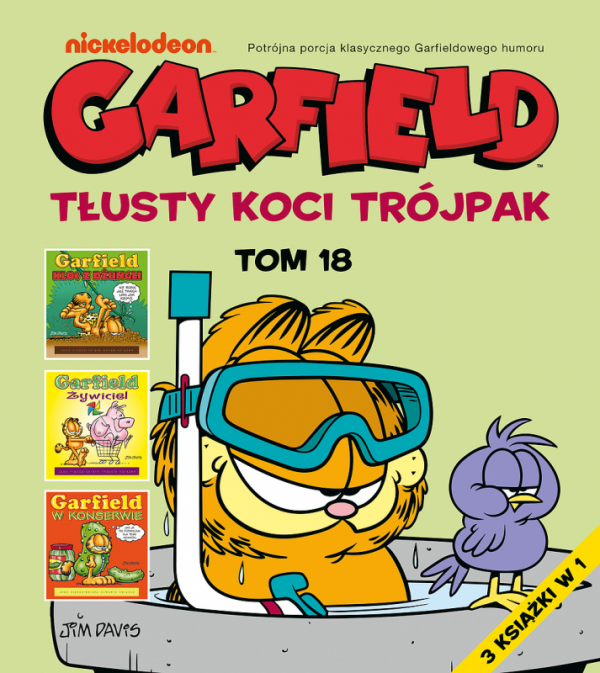 Garfield. Tłusty koci trójpak. Tom 18