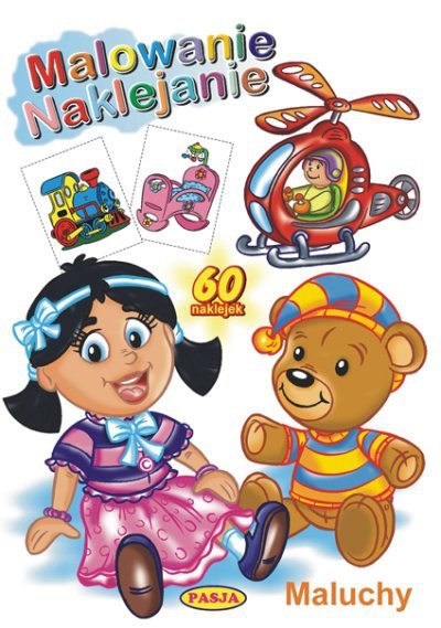 Malowanie naklejanie - maluchy