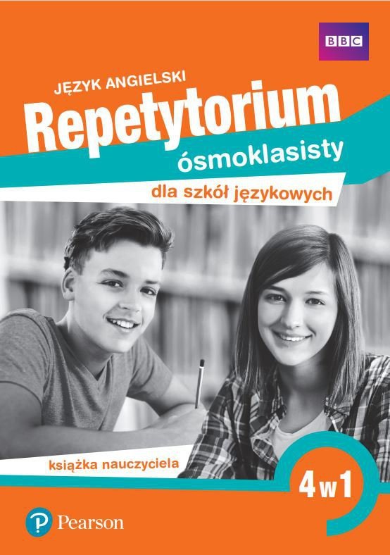 Język angielski. Repetytorium ósmoklasisty dla szkół językowych. 4 w 1. Książka nauczyciela