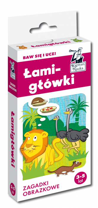 Kapitan Nauka. Zagadki obrazkowe. Łamigłówki