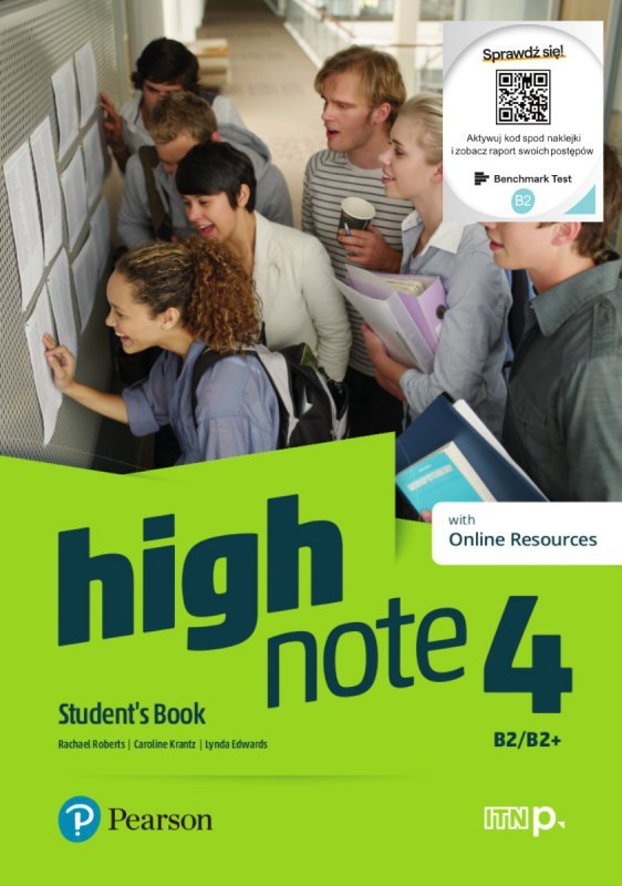 High Note 4. Student’s Book + Benchmark + kod (Digital Resources + Interactive eBook) kod wklejony