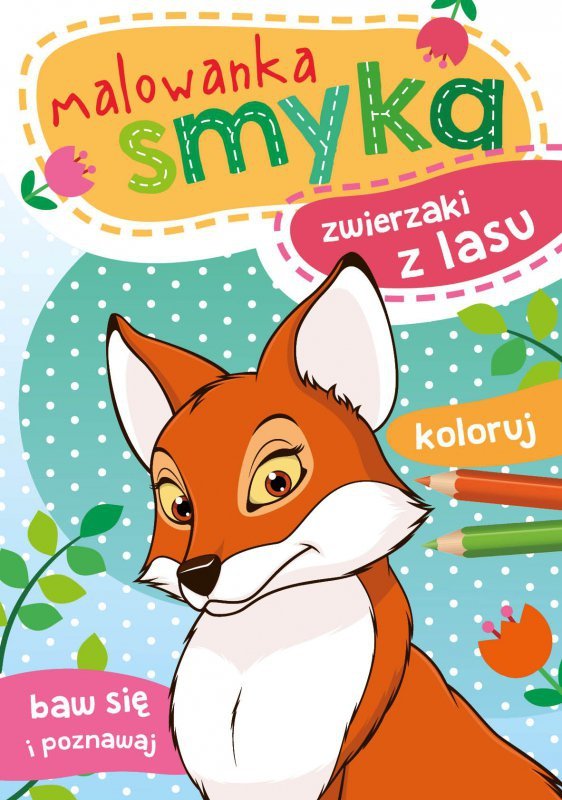 Malowanka smyka. Zwierzaki z lasu