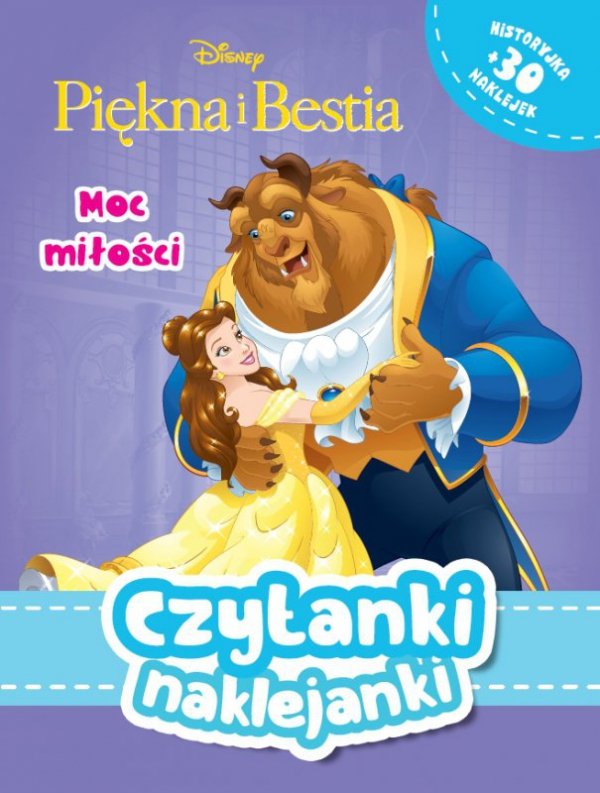 Czytanki naklejanki. Moc miłości. Disney Piękna i Bestia