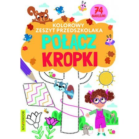 Kolorowy zeszyt przedszkolaka. Połącz kropki
