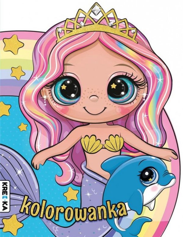 Syrenka. Kolorowanka. Wydawnictwo Books and Fun