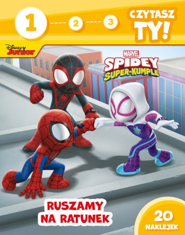 Spidey i superkumple. 1, 2, 3, czytasz ty! Poziom 1. Ruszamy na ratunek. Marvel