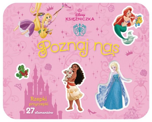 Poznaj nas. Disney Księżniczka. 27 elementów. Rzepki-przyczepki
