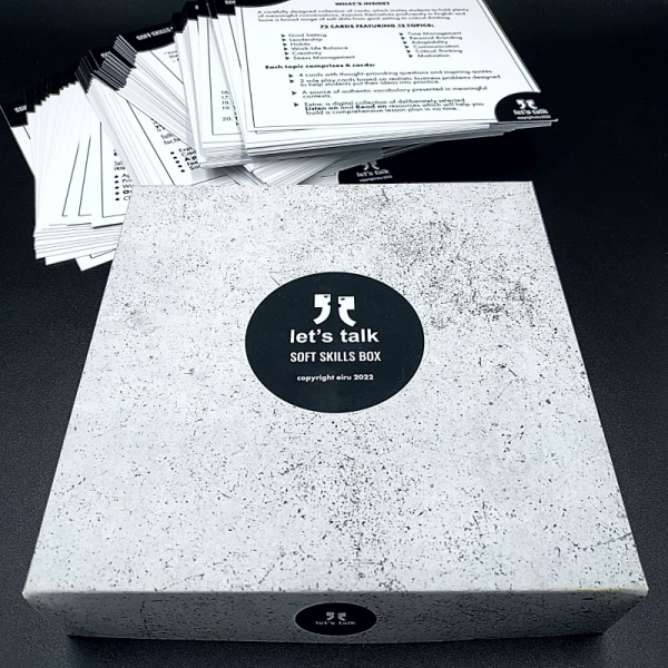 Karty Konwersacyjne - Let&#039;s talk - SOFT SKILLS BOX