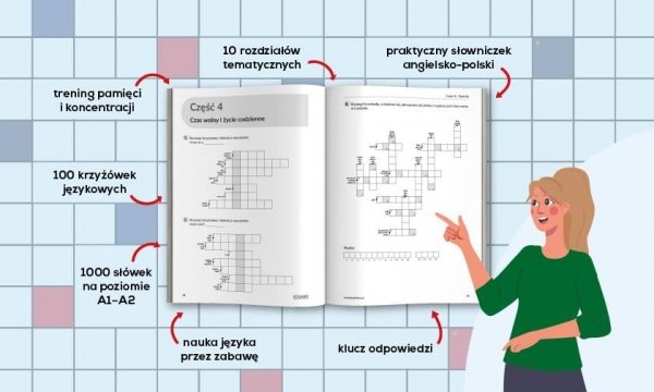 Angielski Krzyżówki dla początkujących A1-A2