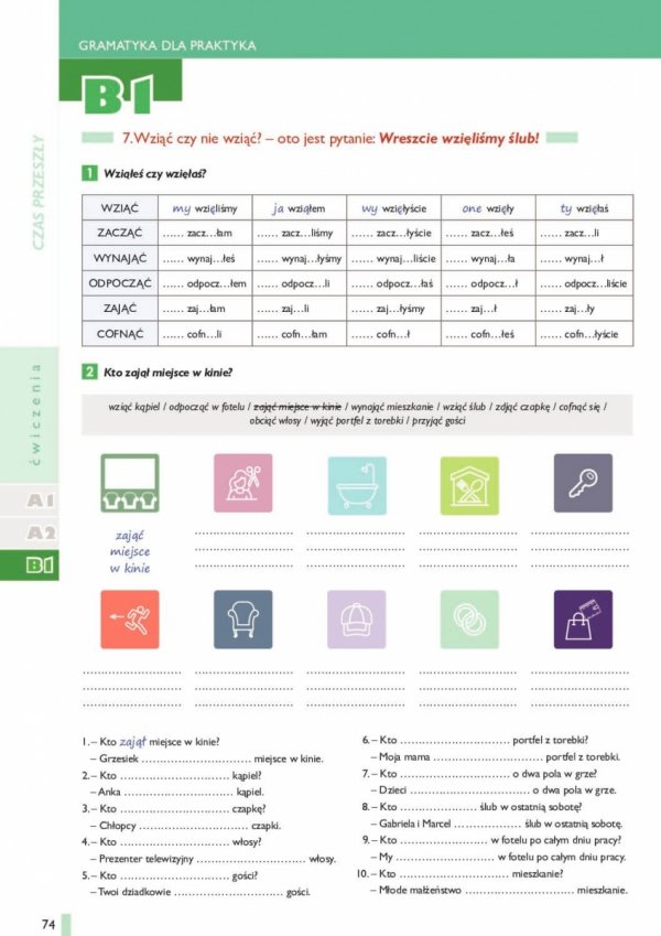 Gramatyka dla praktyka. Czasownik - przykładowe strony