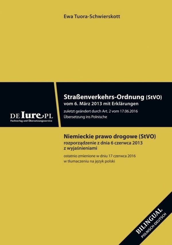 Niemieckie prawo drogowe StVO w tłumaczeniu na język polski