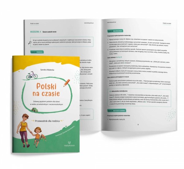 Teczka edukacyjna Polski na czasie. Zabawy językiem polskim dla dzieci w wieku przedszkolnym i wczesnoszkolnym