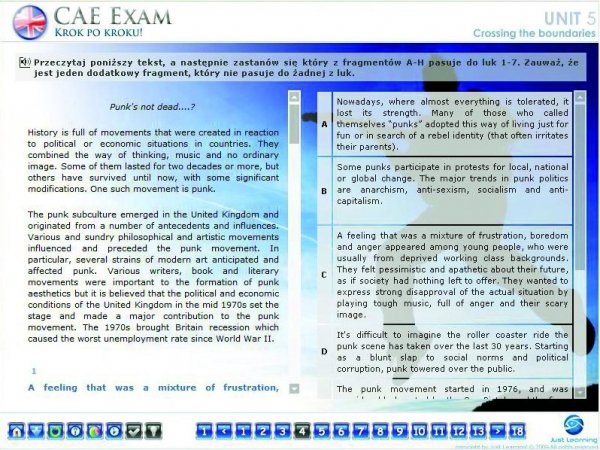 CAE exam. Multimedialny kurs przygotowujący do egzaminu na certyfikat CAE
