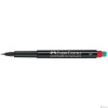 Foliopis z gumką OHP MULTIMARK S 0.4 czerwony FABER-CASTELL  FC152321