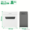 Niszczarka Leitz IQ Protect 3 P5, 3 kartki, 10 l kosz 80930000