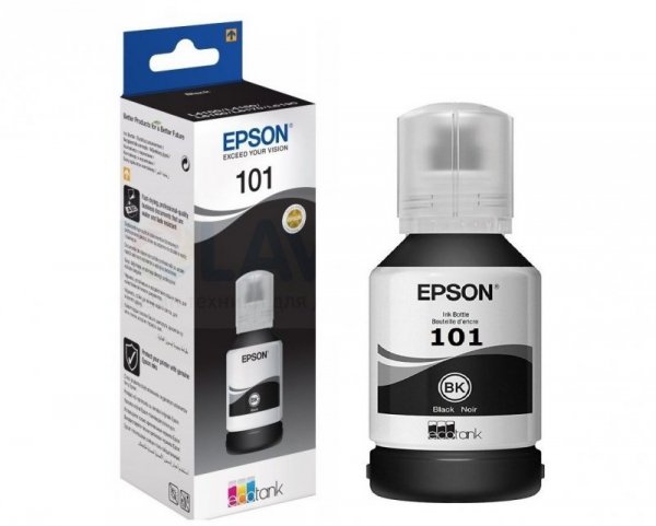 Epson Tusz 101 EcoTank L6160/6170 Black, 127ml C13T03V14A