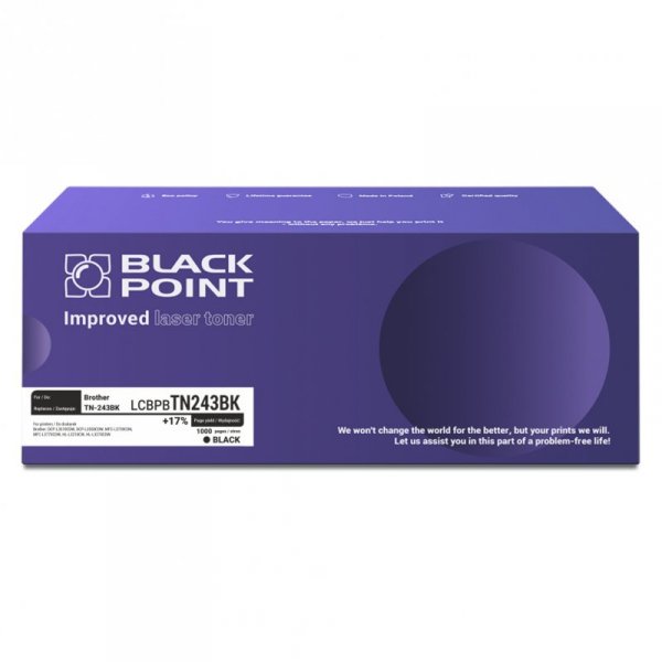 LCBPBTN243BK Toner Black Point Color (Brother TN-243BK) czarny