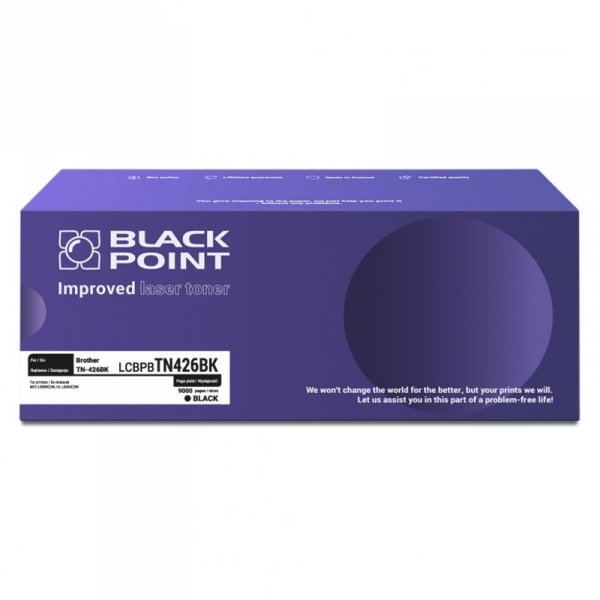 Black Point toner LCBPBTN426BK zastępuje Brother TN-426BK black