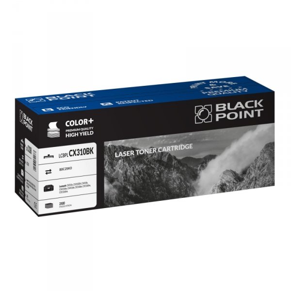 Black Point toner LCBPLCX310BK zastępuje Lexmark 80C2SK0, czarny