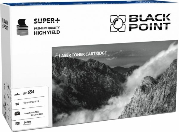 Black Point toner LBPL654 zastępuje Lexmark T654/X654H11E, 36000 stron