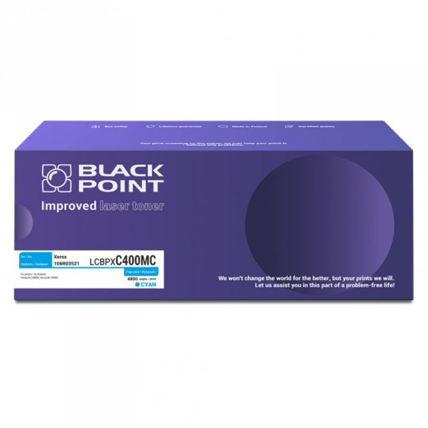 [LCBPXC400MC] Toner Black Point Color (Xerox 106R03521) Cyan