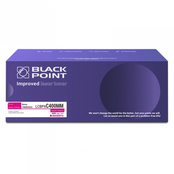 [LCBPXC400MM] Toner Black Point Color (Xerox 106R03523) Magenta