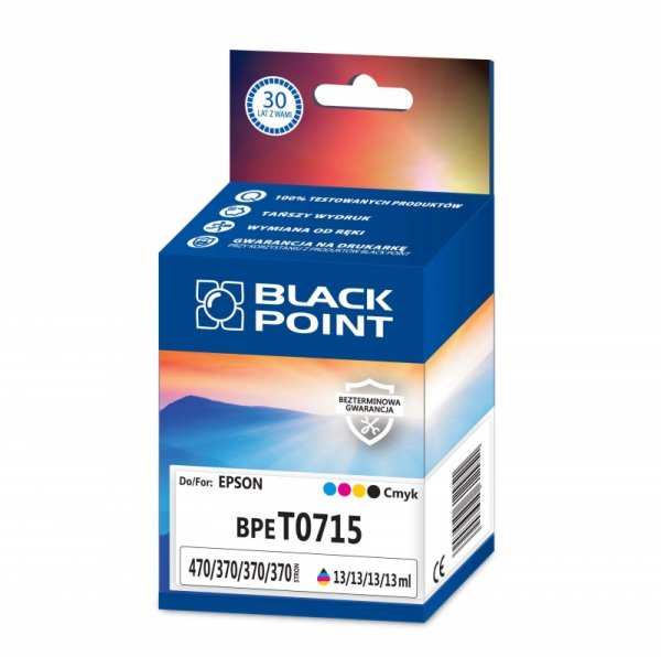 Black Point tusz BPET0715 zastępuje Epson T0715, MULTIPACK (CMYK)