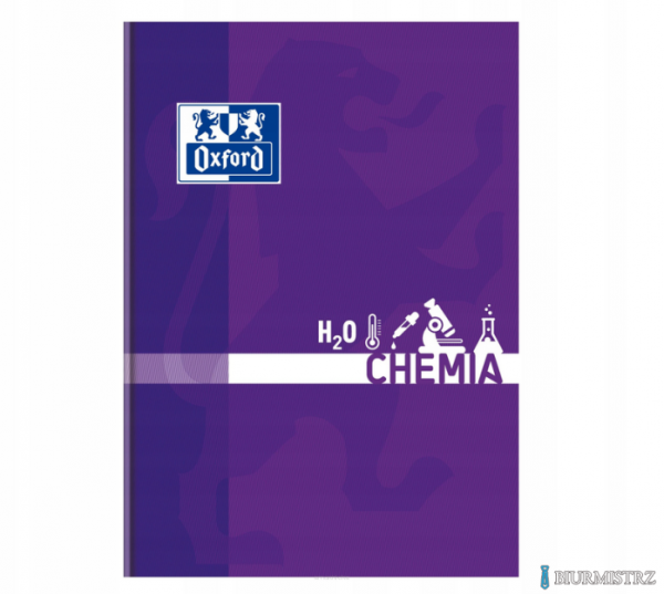 Brulion chemia A5 80k 90g kratka z marginesem 400128285 OXFORD