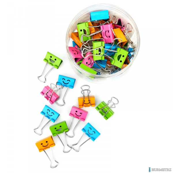 Klipy BINDER DELI 25mm bużki (48szt) 009765 LEVIATAN D.RECT