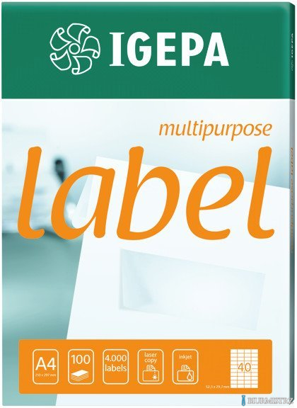 Etykieta samoprzylepna na CD 117x41mm (100sztuk) CONTILABEL EA-CD-ROM2Q