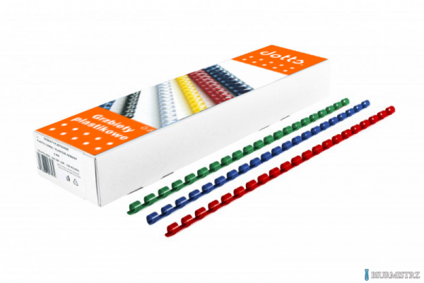Grzbiety do bindowania DOTTS 22 mm czarne, opakowanie 50 szt.