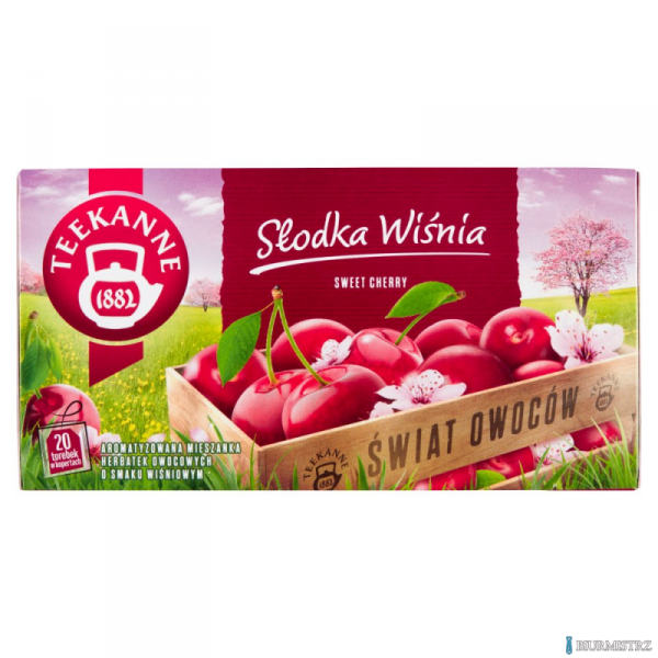 Herbata TEEKANNE SWEET CHERRY słodka wiśnia 20t owocowa