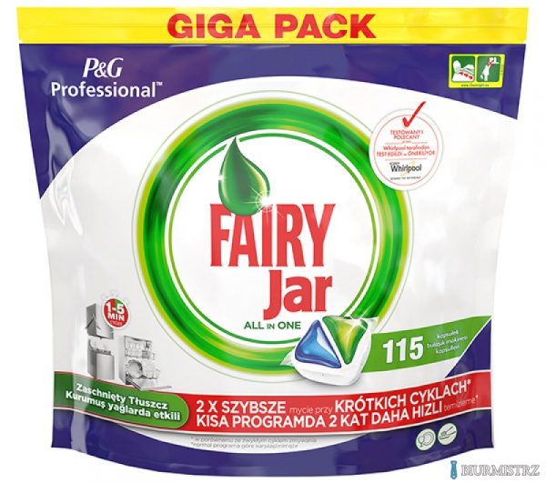 FAIRY Kapsułki do zmywarki Kaps Professional Lemon 115 sztuk  1001003689