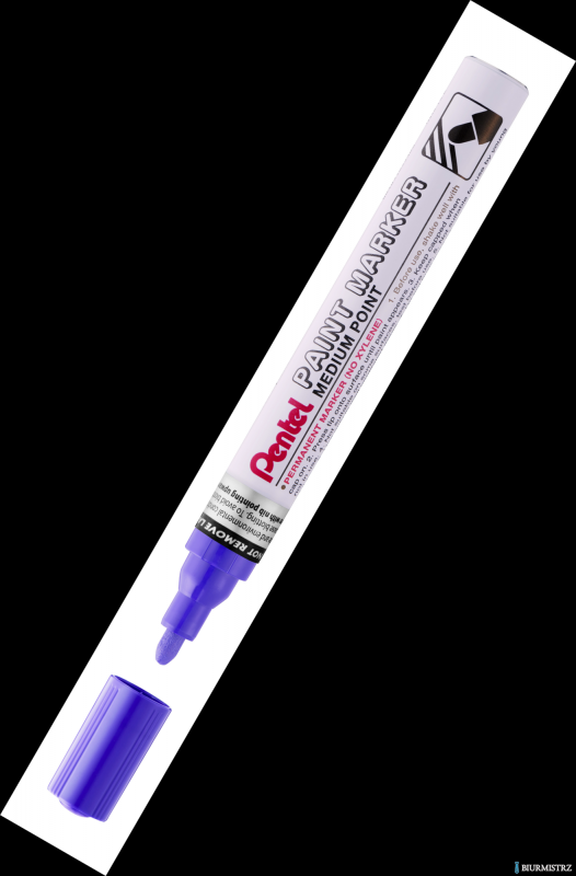 Marker olejowy Pentel średnia okrągła  końcówka,  MMP10-V fioletowy